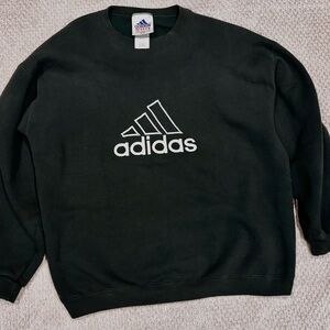 Vintage 90s green adidas crewneck
